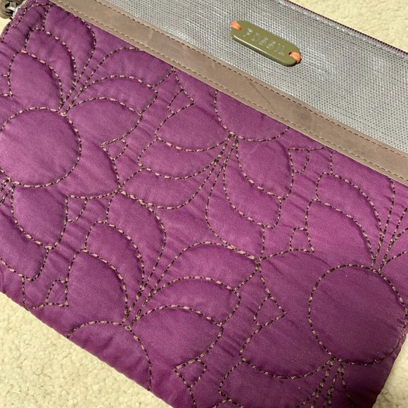 Fossil Key-Per Tablet Zip Case 10.5"x9" Purple Gray - Picture 5 of 7